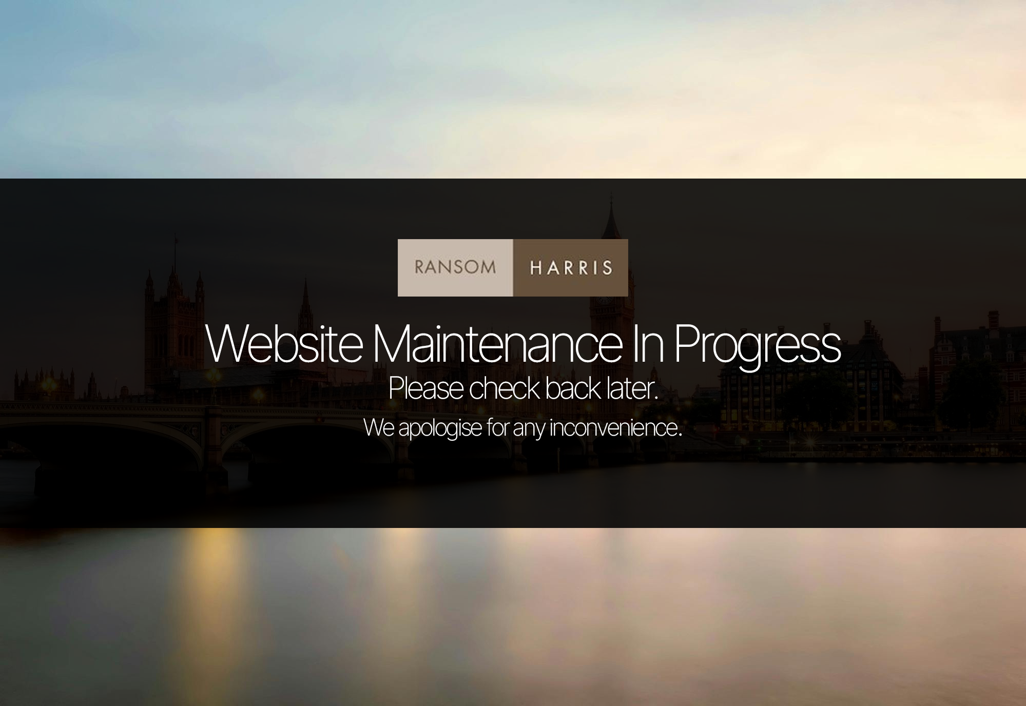 Site Under Maintenance